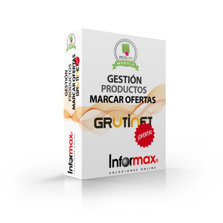 Módulo Prestashop Para Marcar Productos Liquidación de Gruitnet